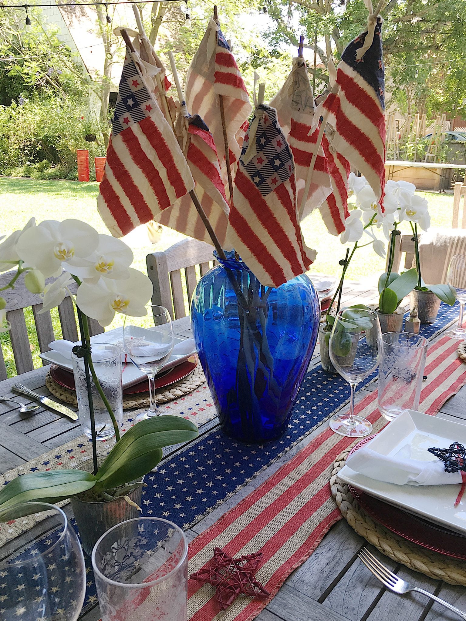 4th of July Flag and Table Ideas