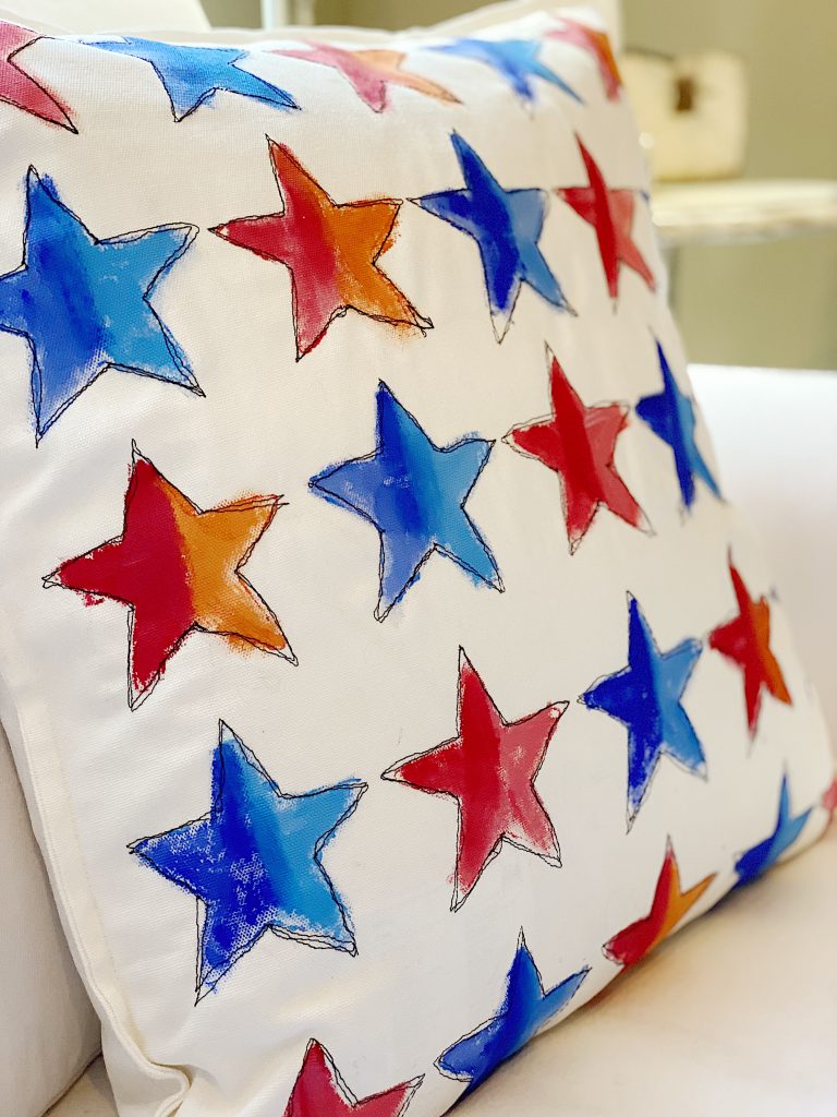 4th of July Homemade Pillow