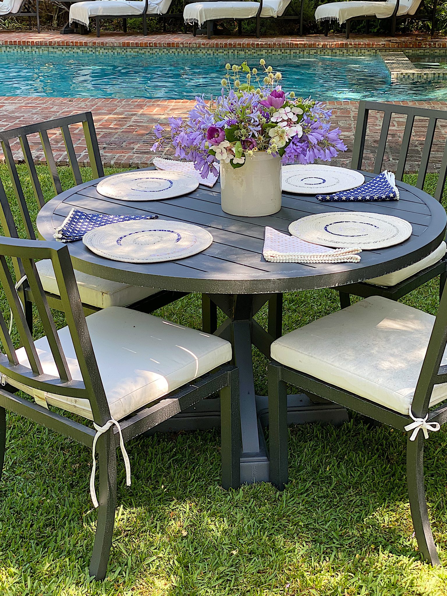 4th of July Patriotic Decor DIY Placemats and Napkins