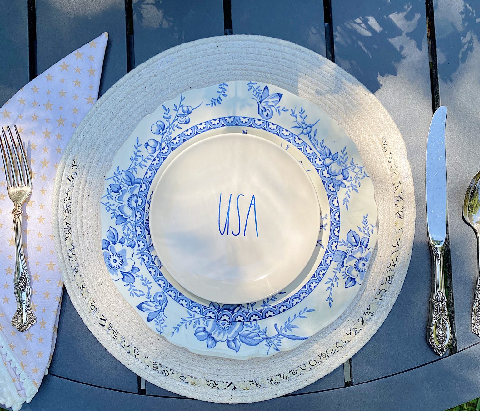 4th of July Patriotic Napkins and Placemats