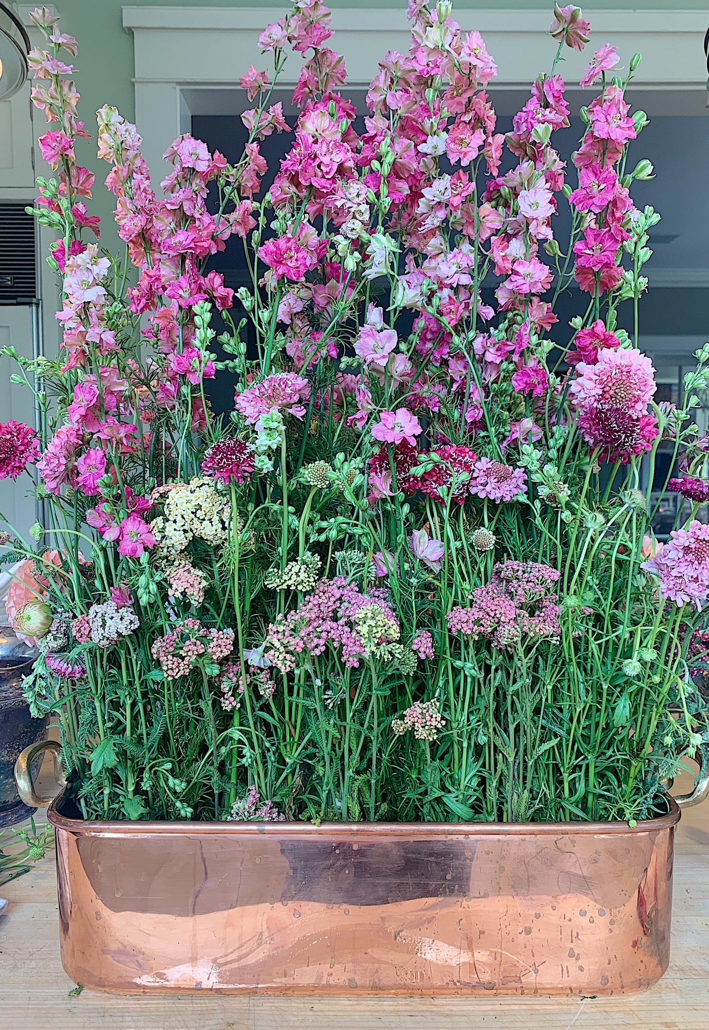 Arranging Flowers on the Back Porch