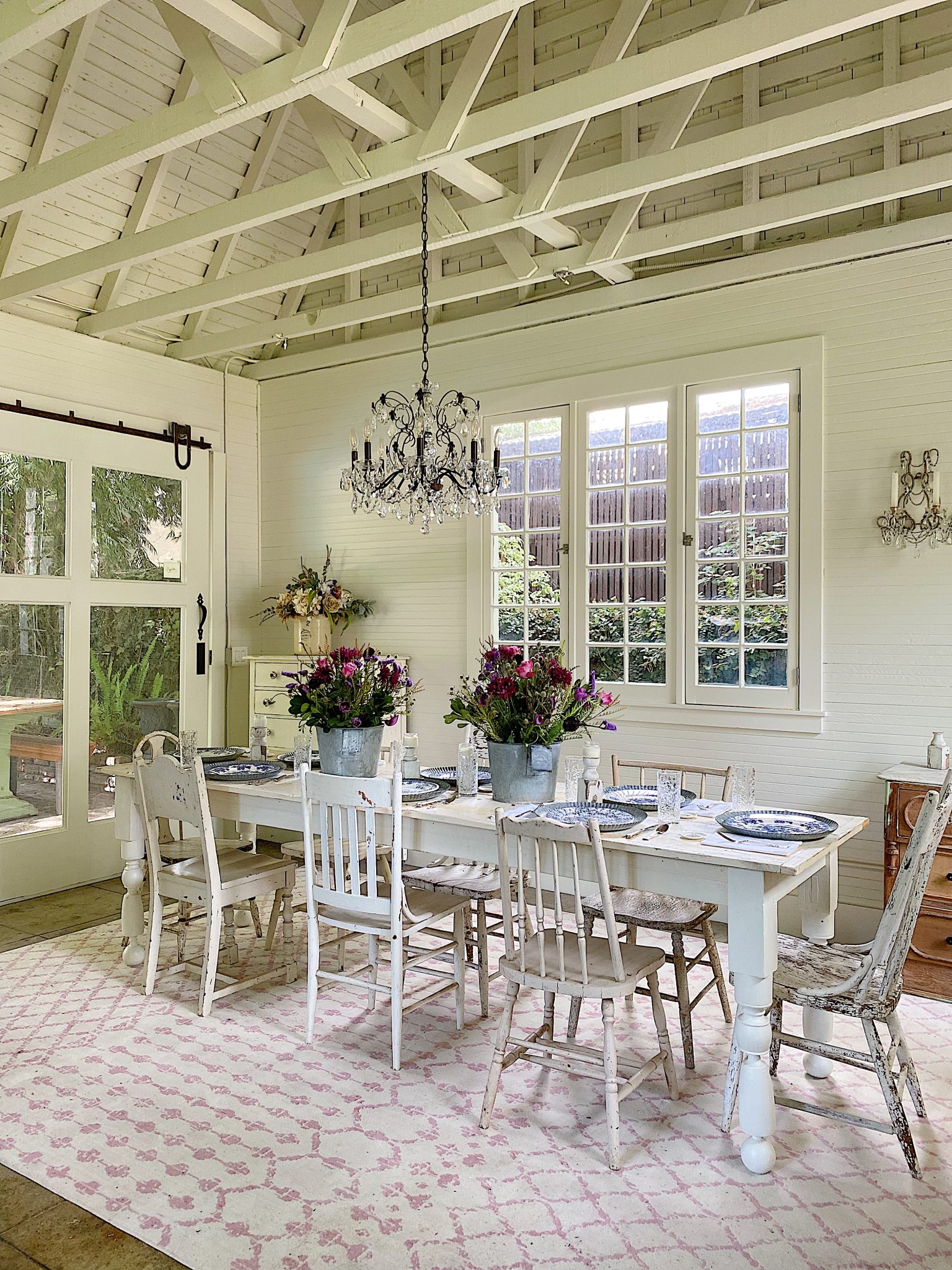 Farmhouse Dining Room in the Carriage House