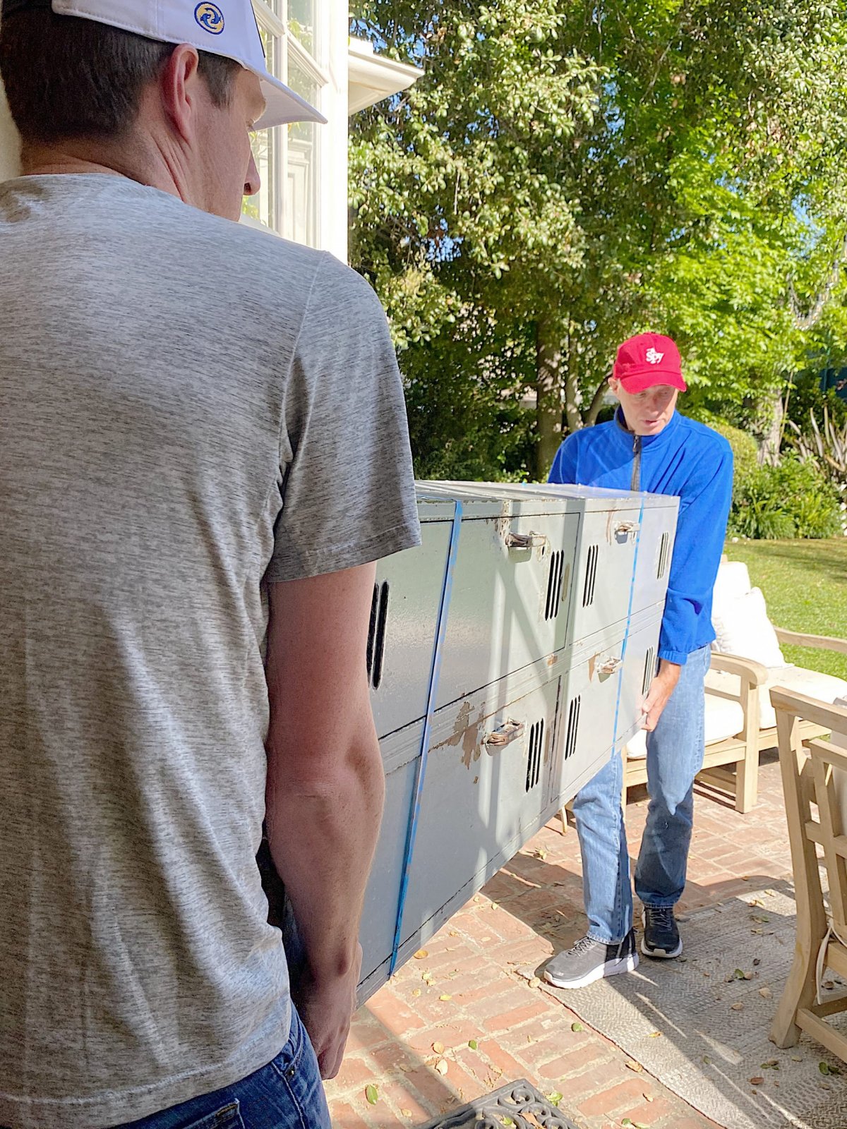 How to Paint Metal School Lockers MY 100 YEAR OLD HOME