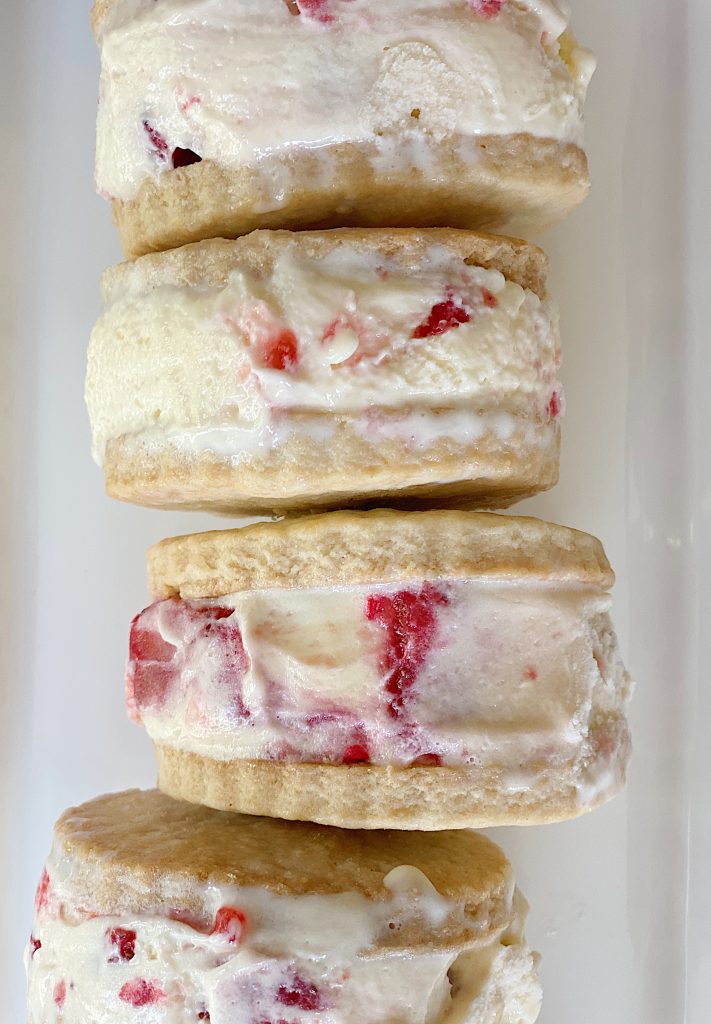 How to Make Strawberry Shortcake Ice Cream Sandwiches Recipe