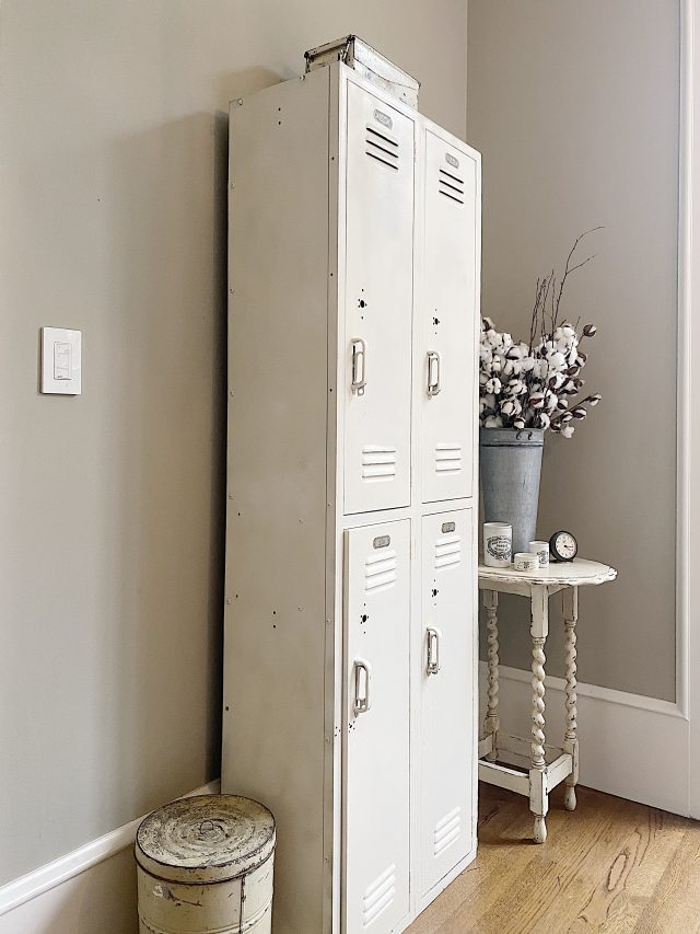 How to Paint Metal School Lockers MY 100 YEAR OLD HOME