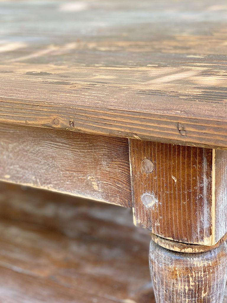How to Refinish a Table Before Photo