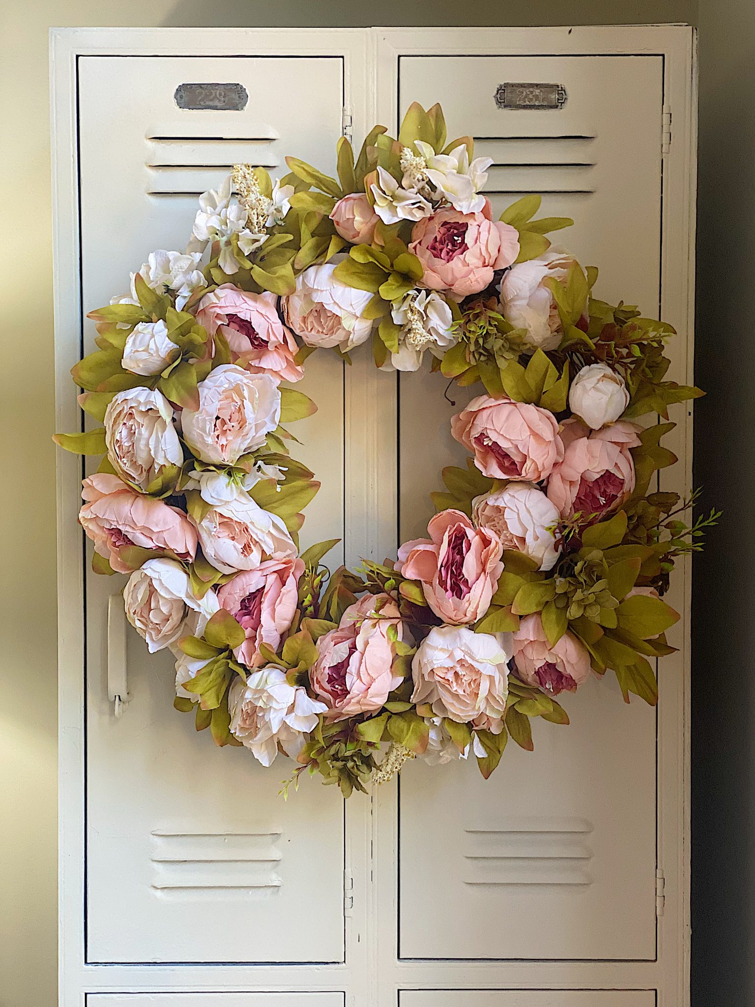 Peony Wreath DIY