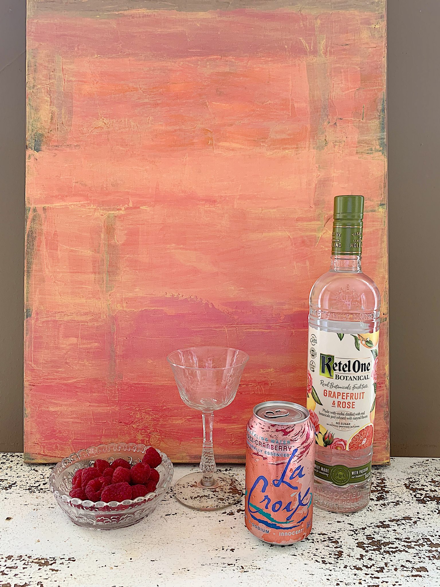 Pink Raspberry Cooler Ingredients
