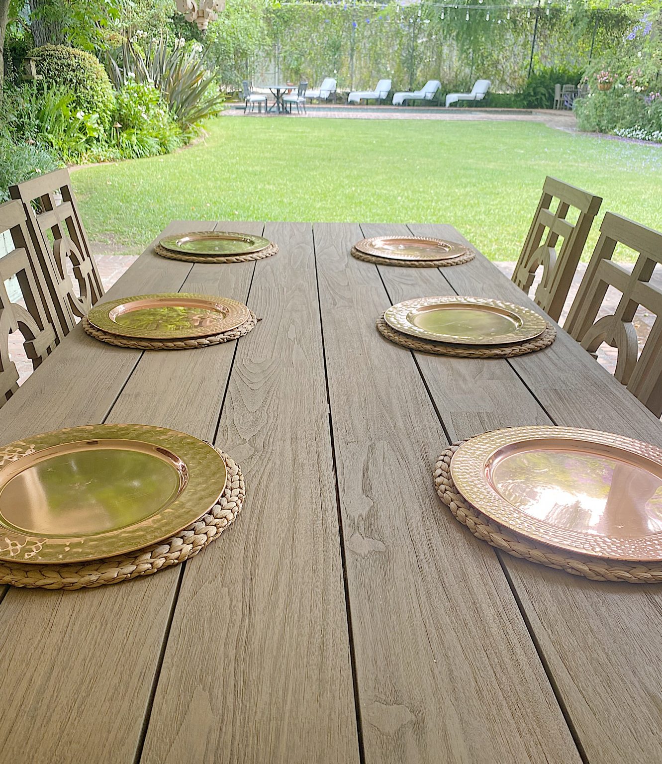 Setting the Table on the Back Porch