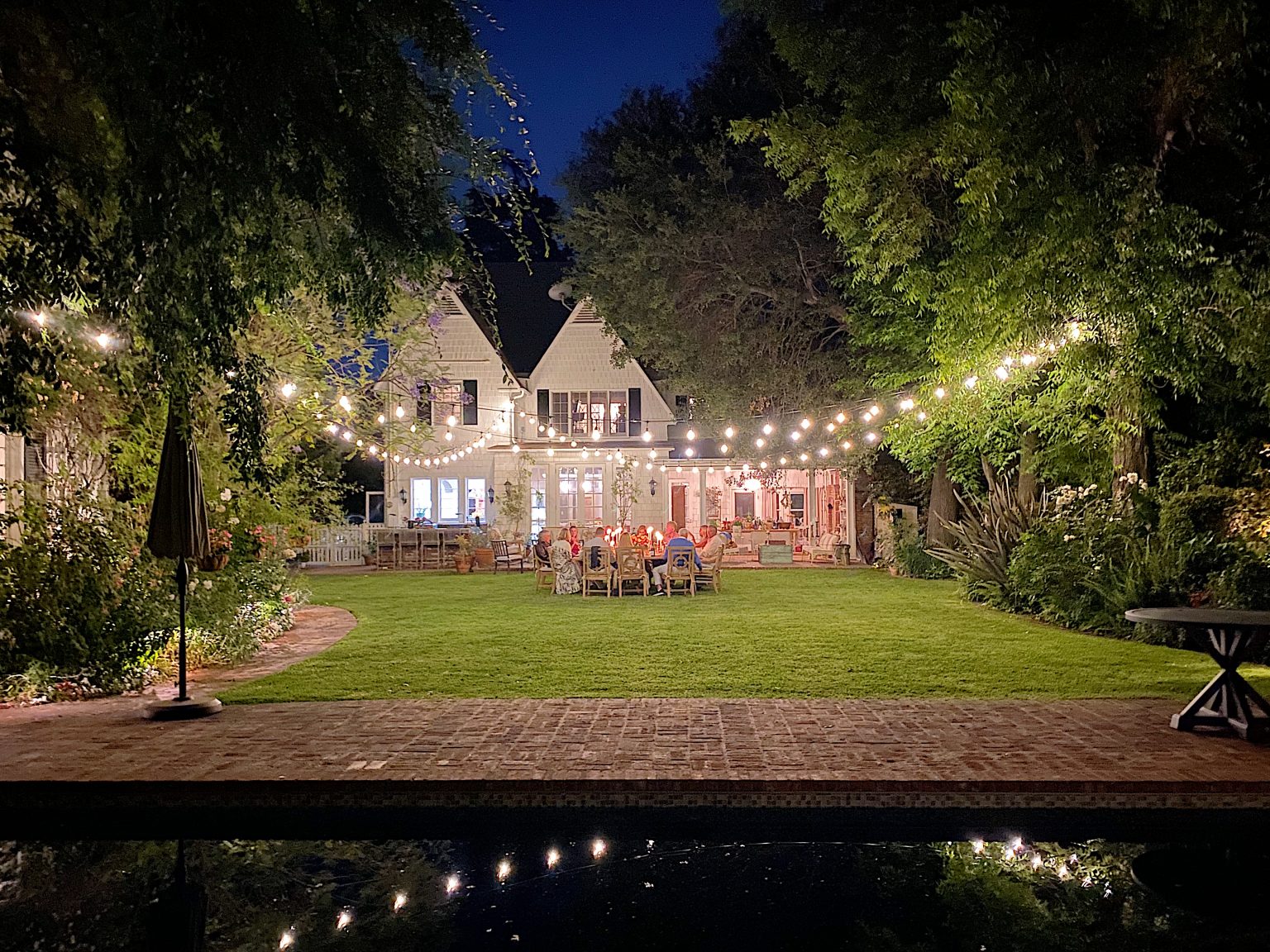 Summer Fun Dinner at Night