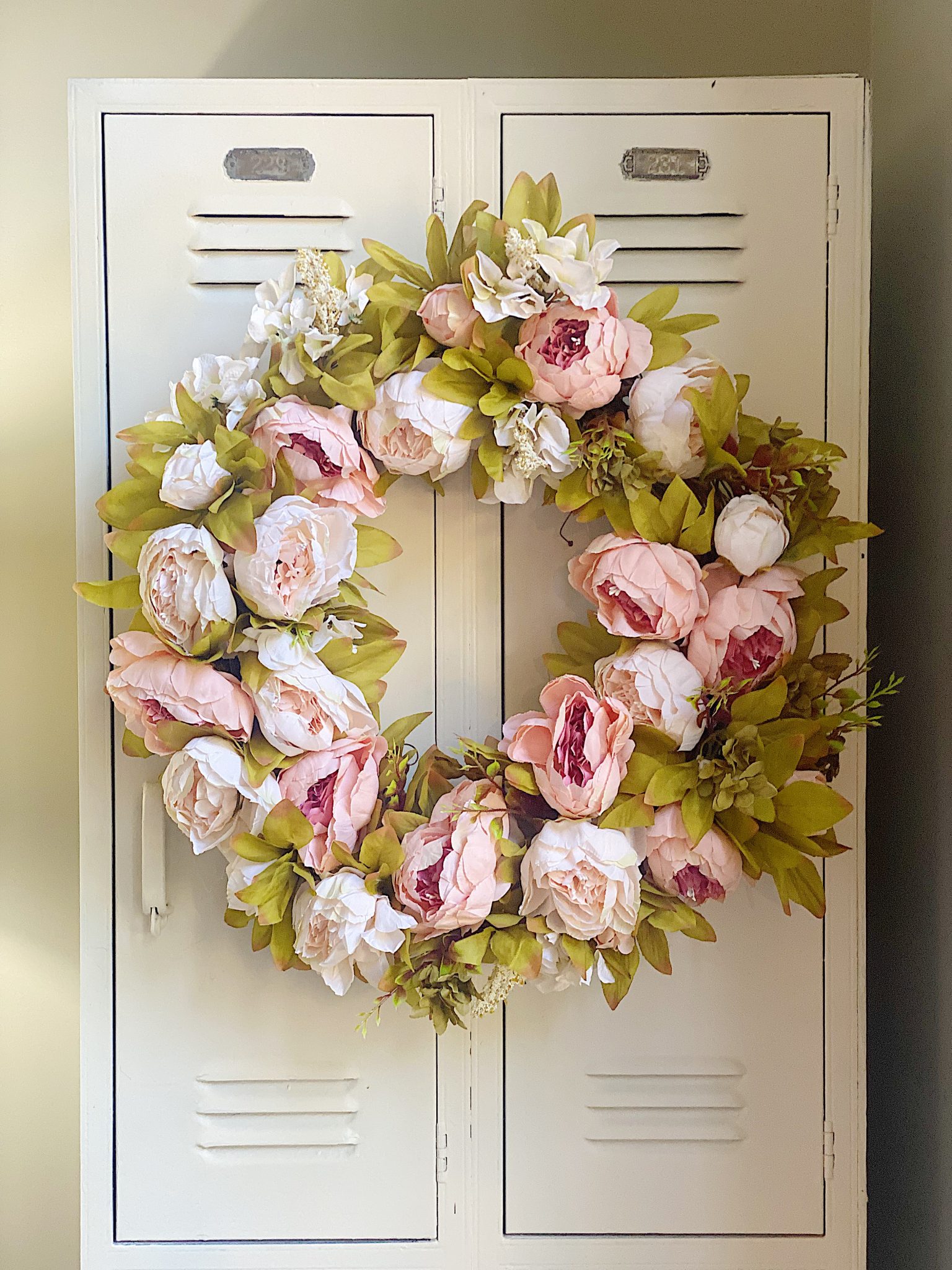 Summer Peony Wreath