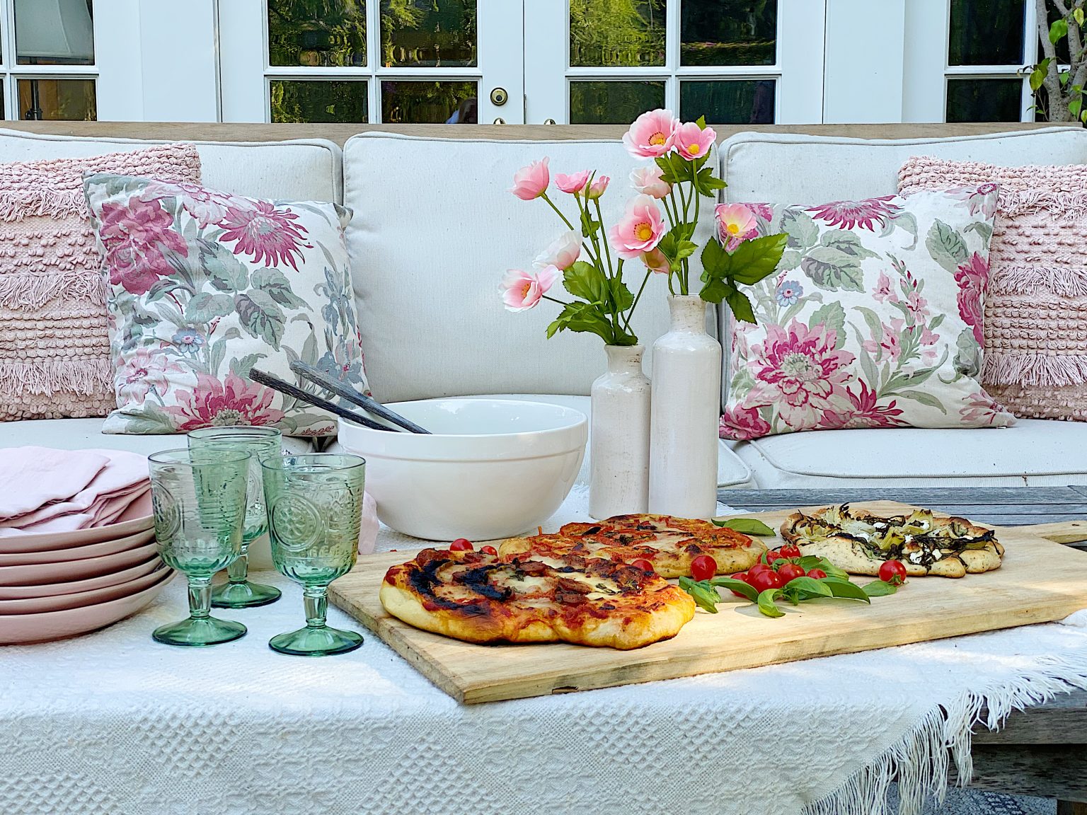 Summer Pizza Night on the Back Porch