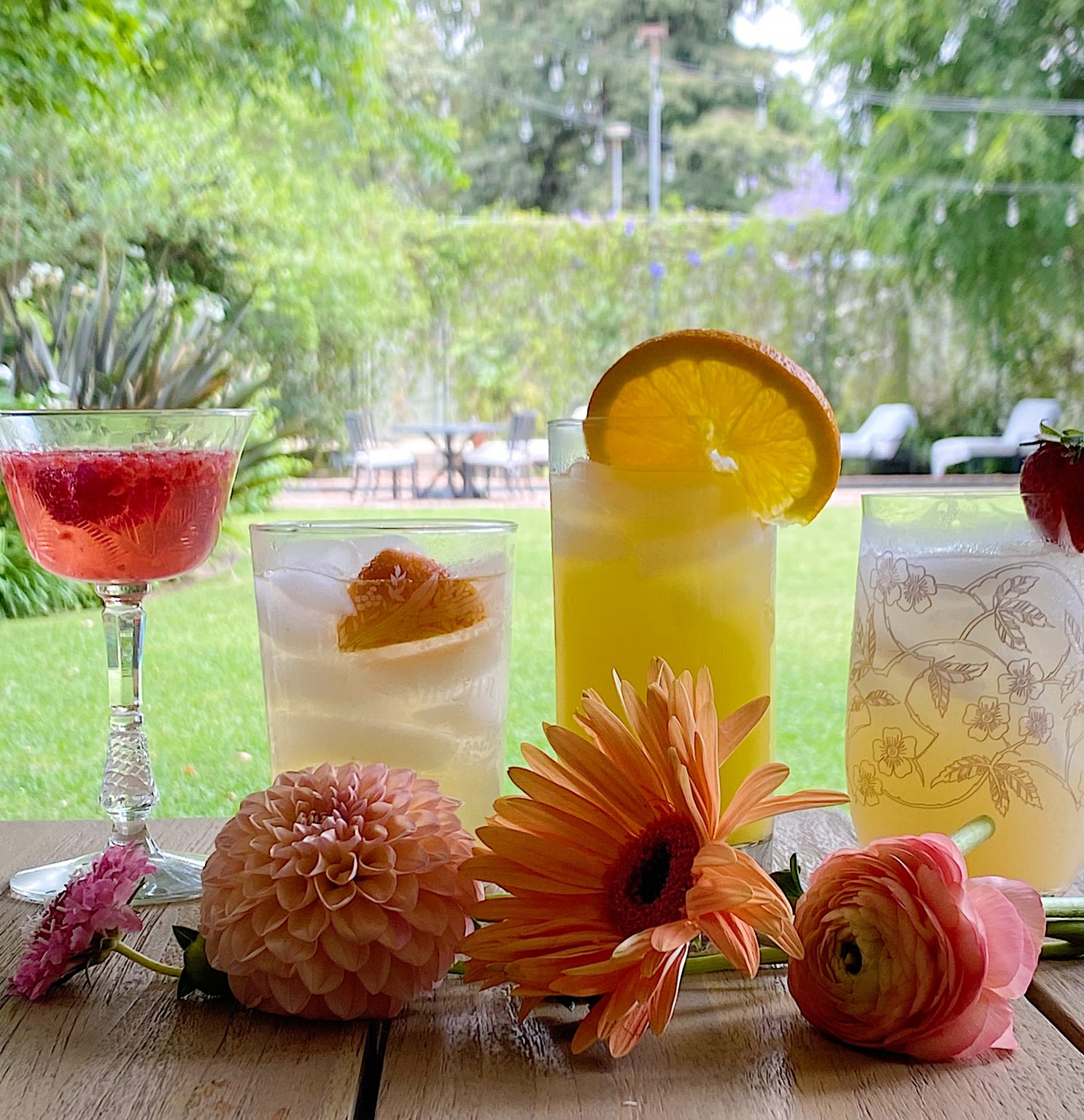 Vodka Summer Colors Cocktails