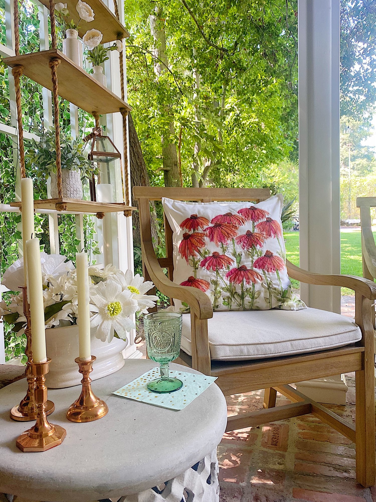 My New Summer Flower Pillow