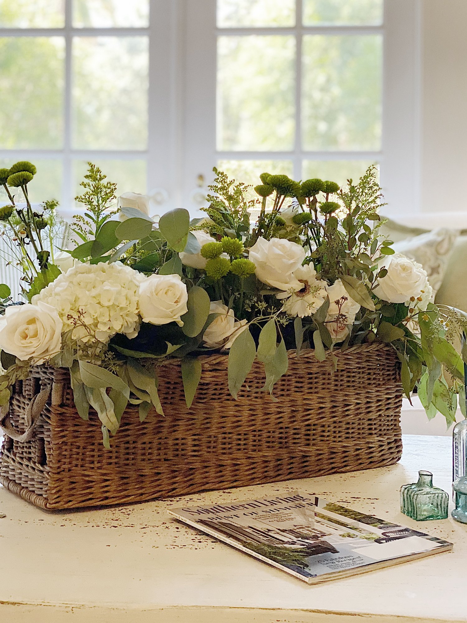 Repurposed Vintage Decor Basket