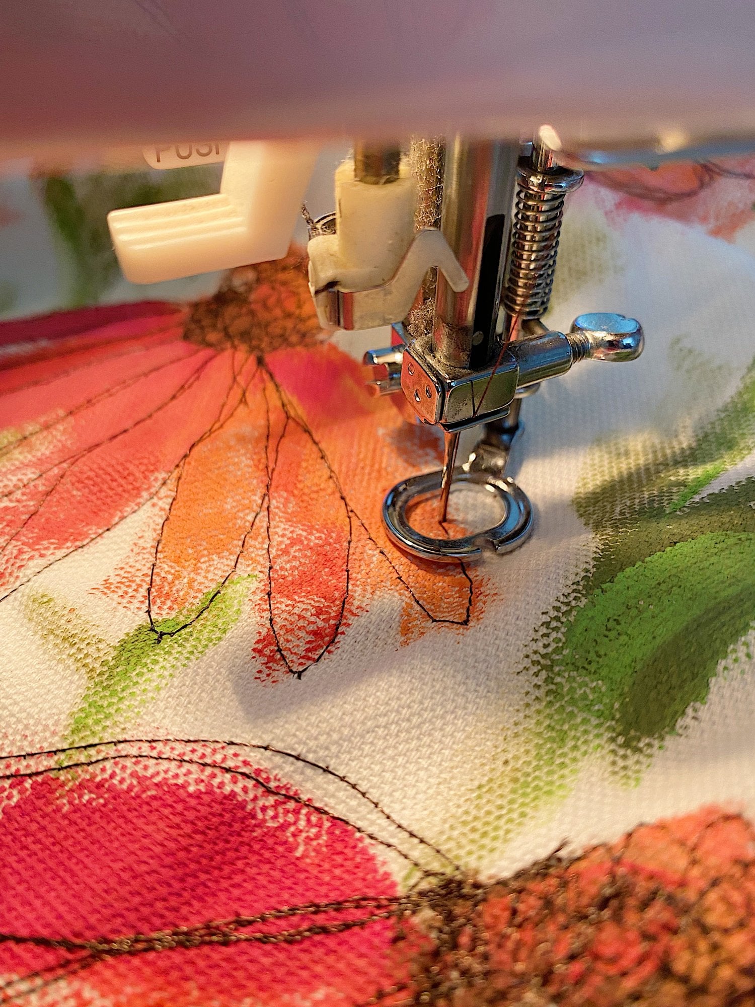 Sewing the Summer Flower Pillow