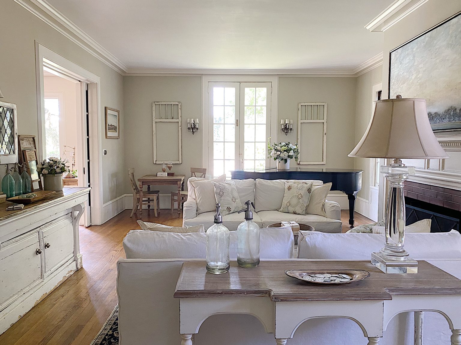 Summer Farmhouse Living Room
