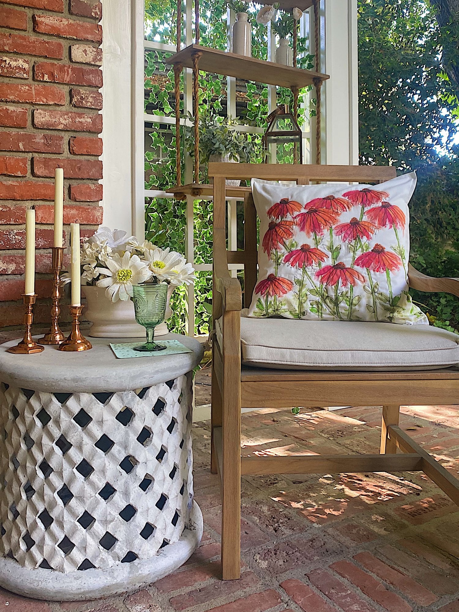 Summer Flower Pillow