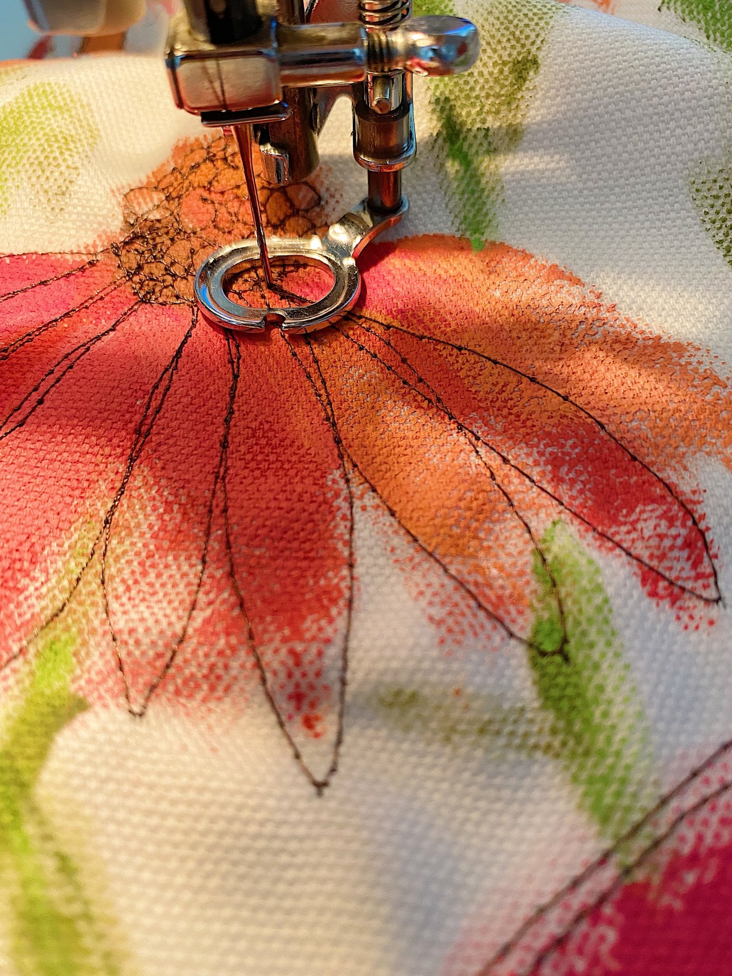 Painting a Pillow Cover