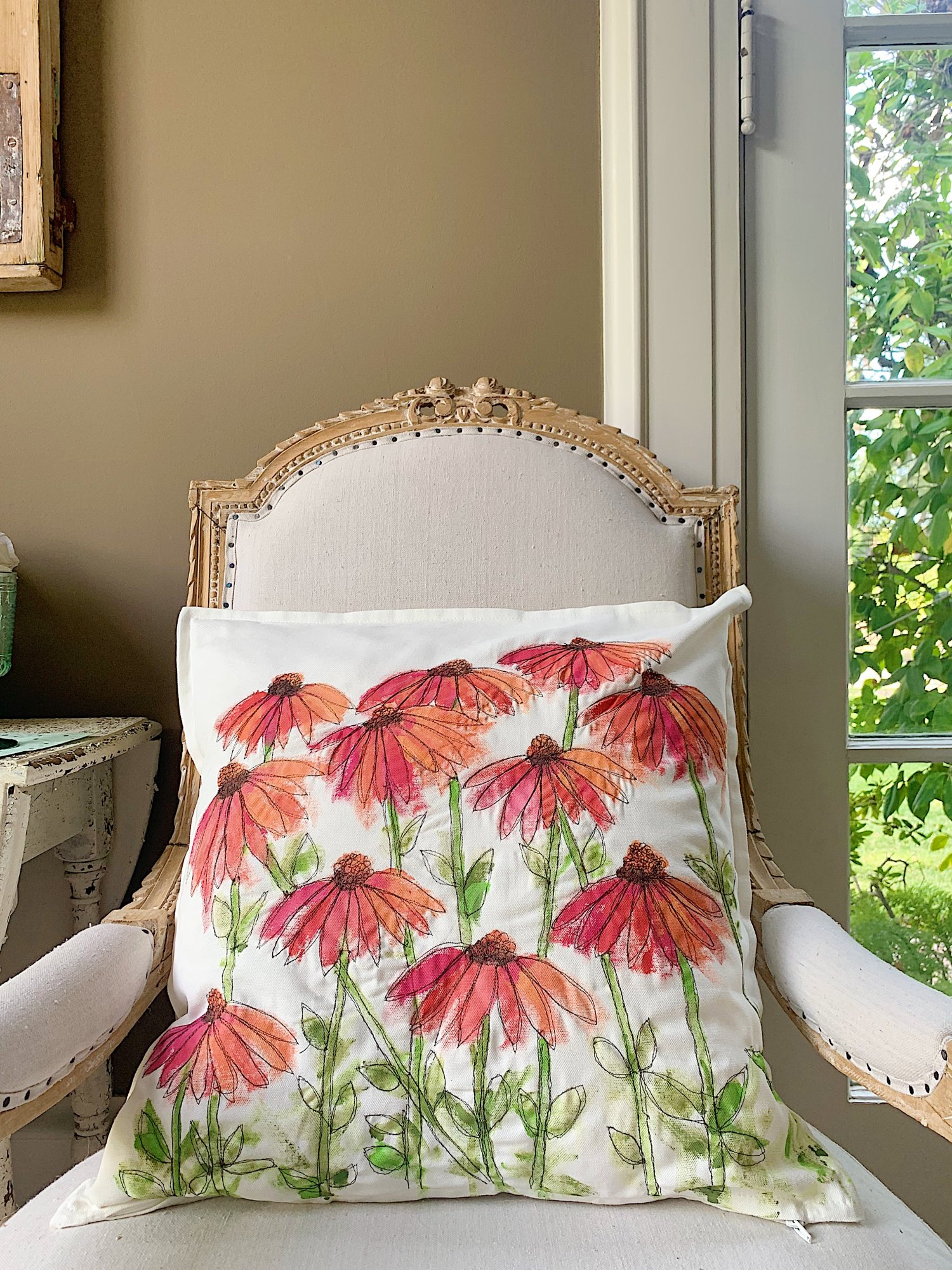 Summer Flower Pillow