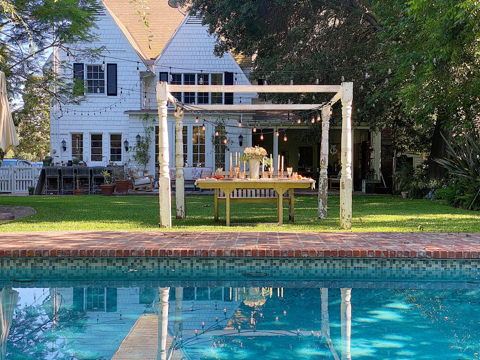 Summer Fun Outdoor Party Poolside