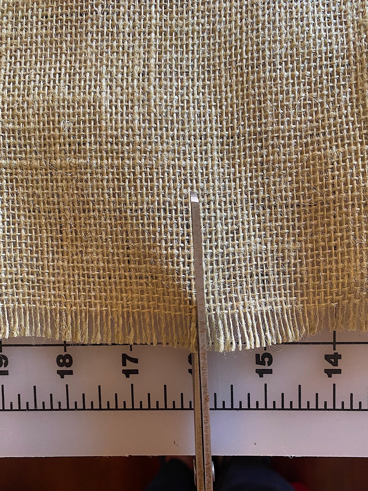 Burlap Table Runner