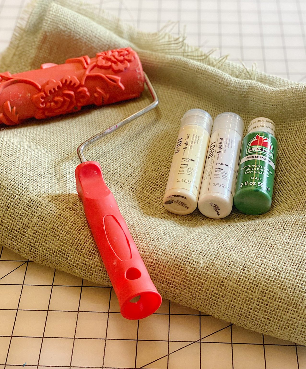 Burlap Table Runner DIY Supplies