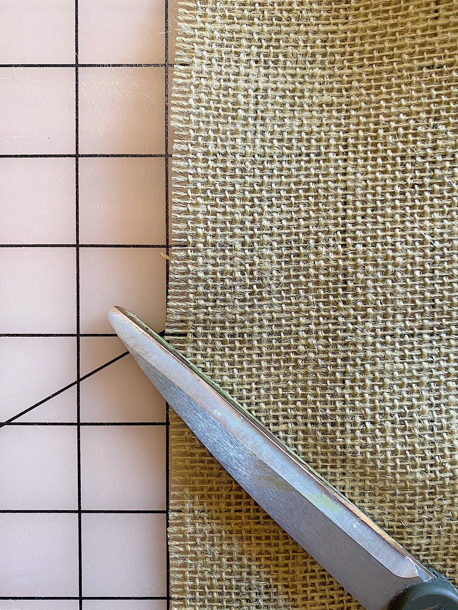 Burlap Table Runner Fringe