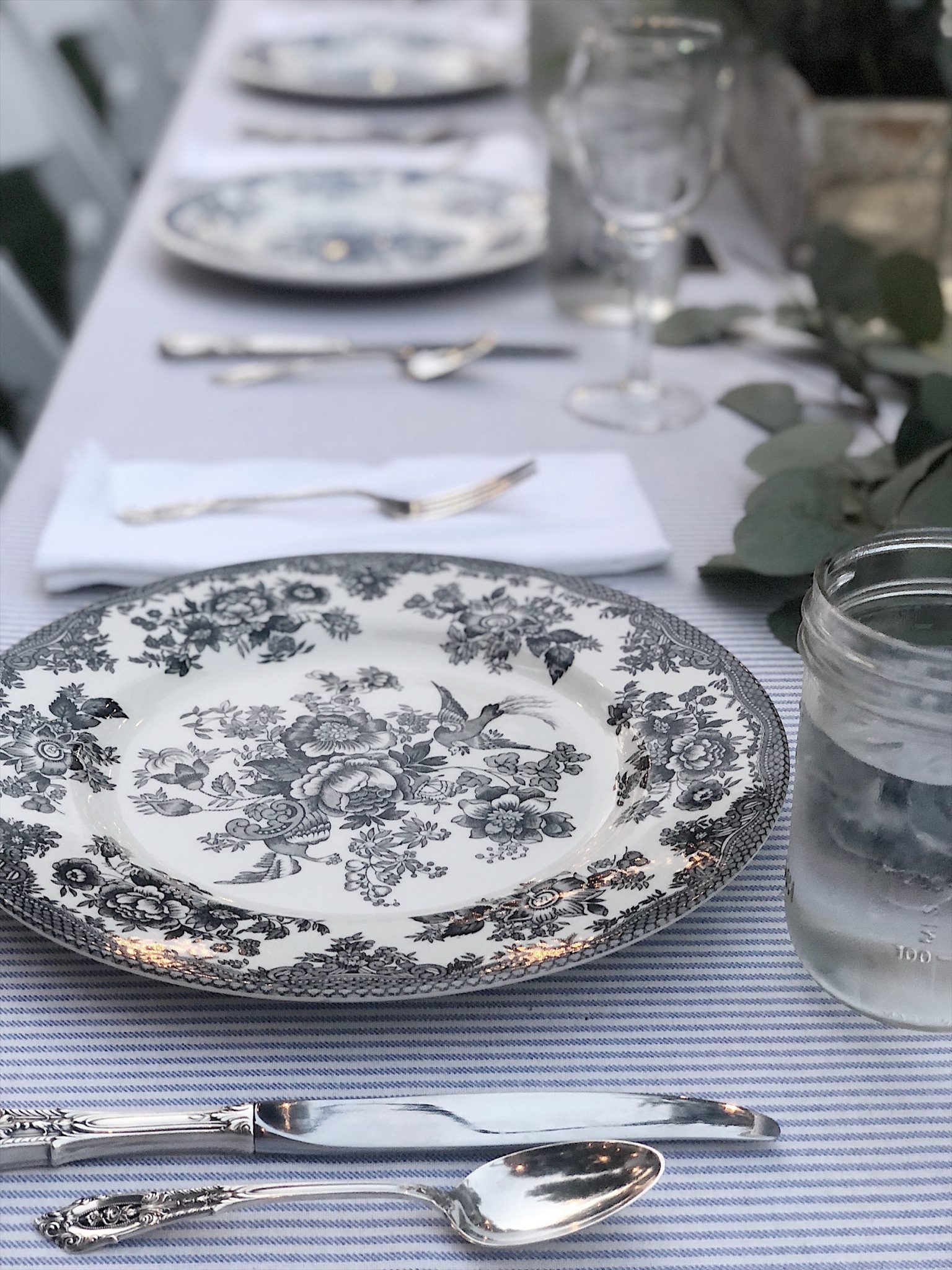 Engagement Party Table Settings