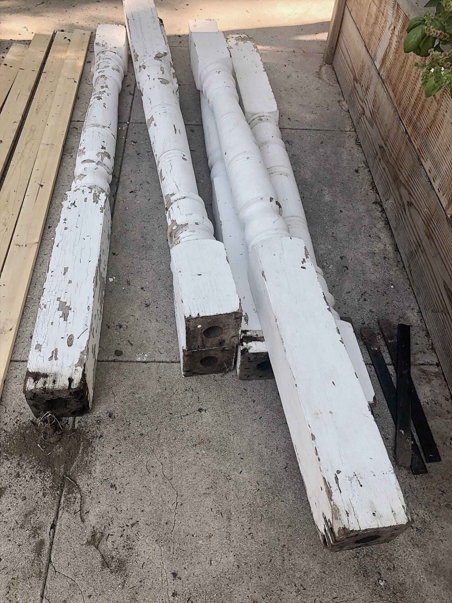 Outdoor Party with Porch Posts