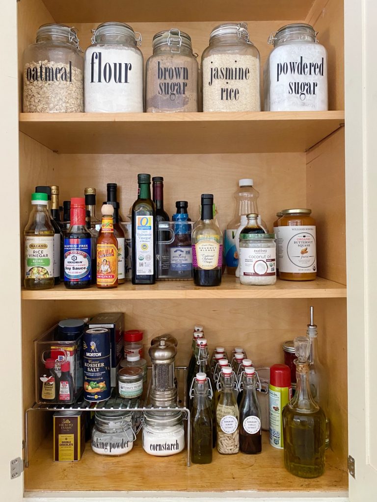 Pantry Cabinet Ideas for Fall Olive Oil