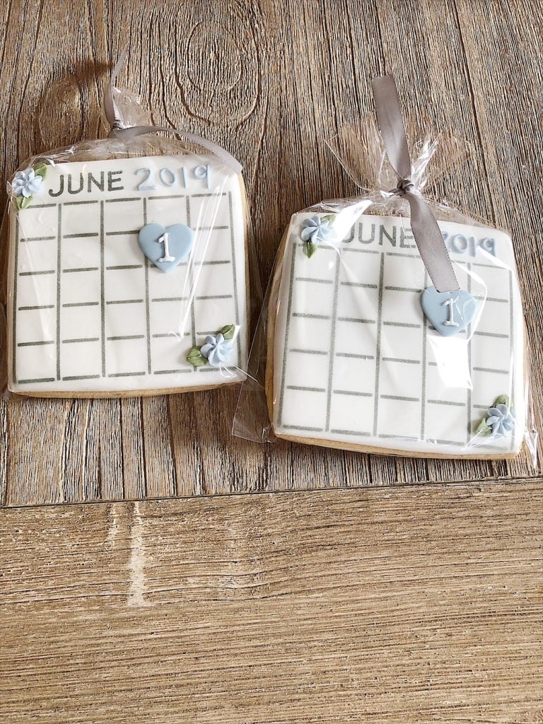 Save the Date Cookies
