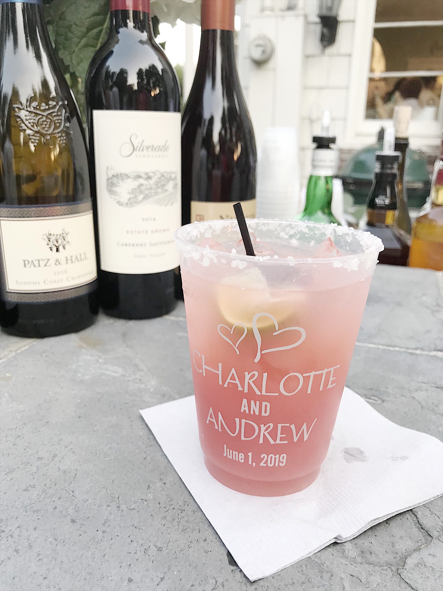 The Final Creative Printed Cups of the Engagement Party