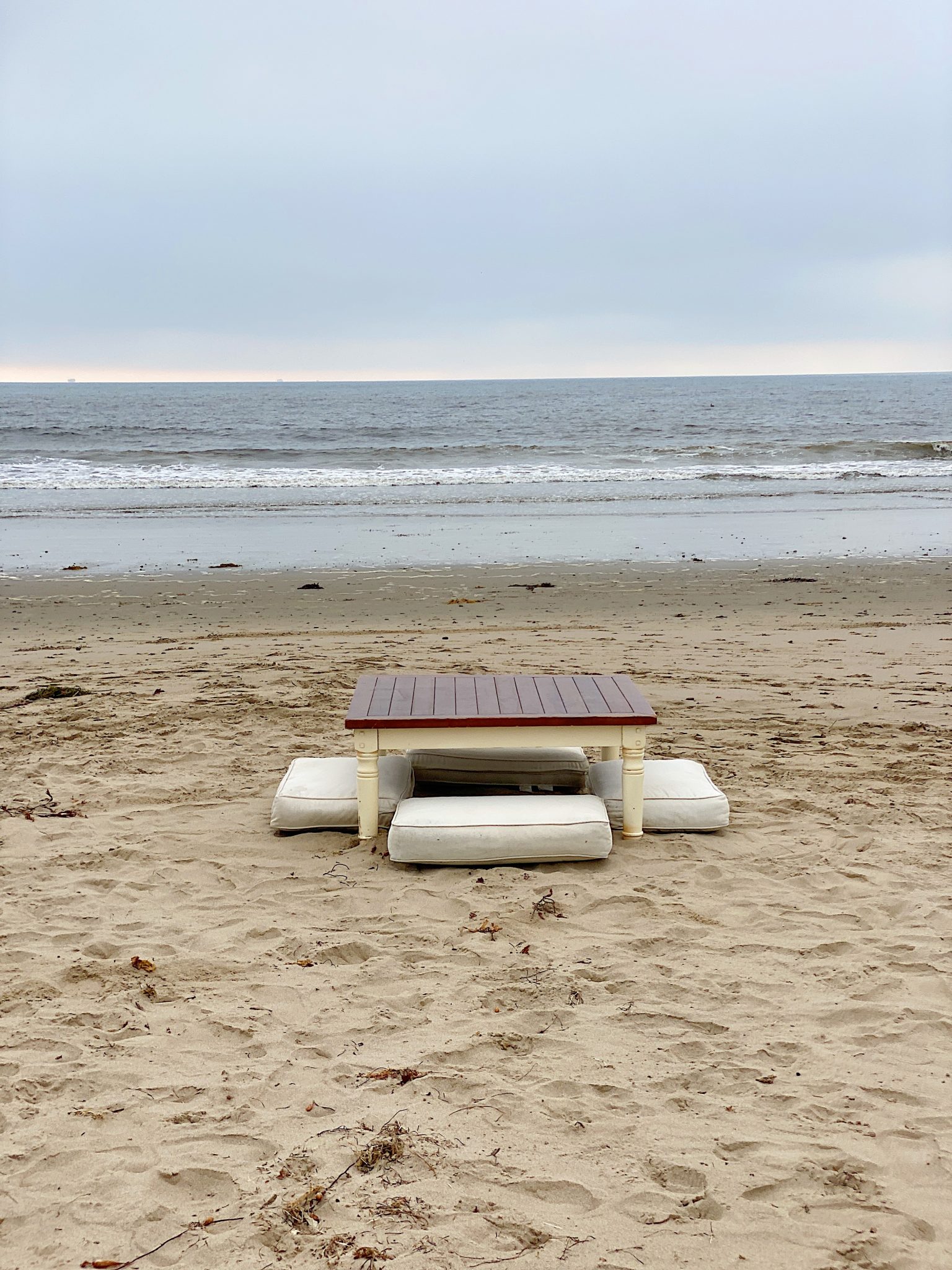 Dinner on the Beach Set up 2