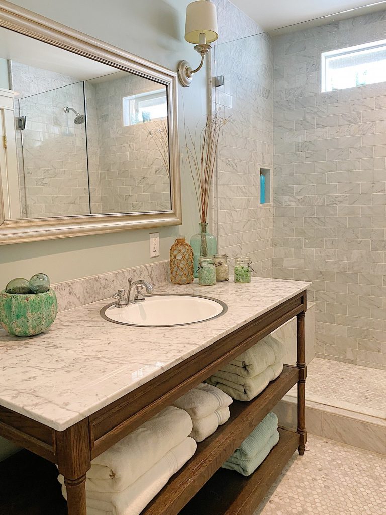 Easy Bathroom Remodel with Liberty Hardware 7