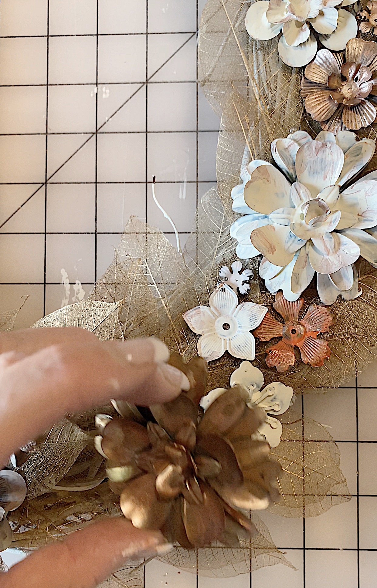 Fall Leaf Wreath DIY