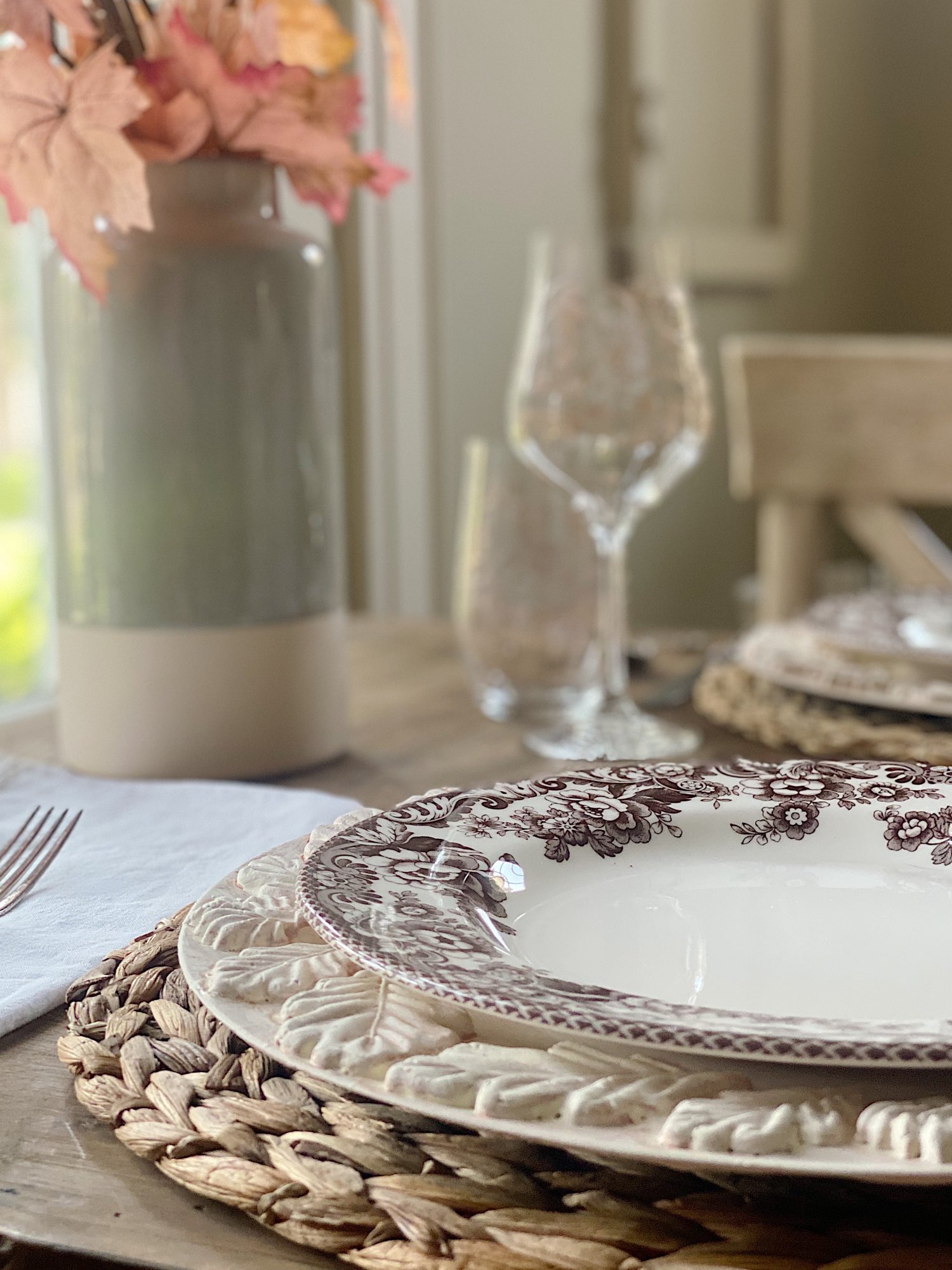 Fall Table Setting DIY