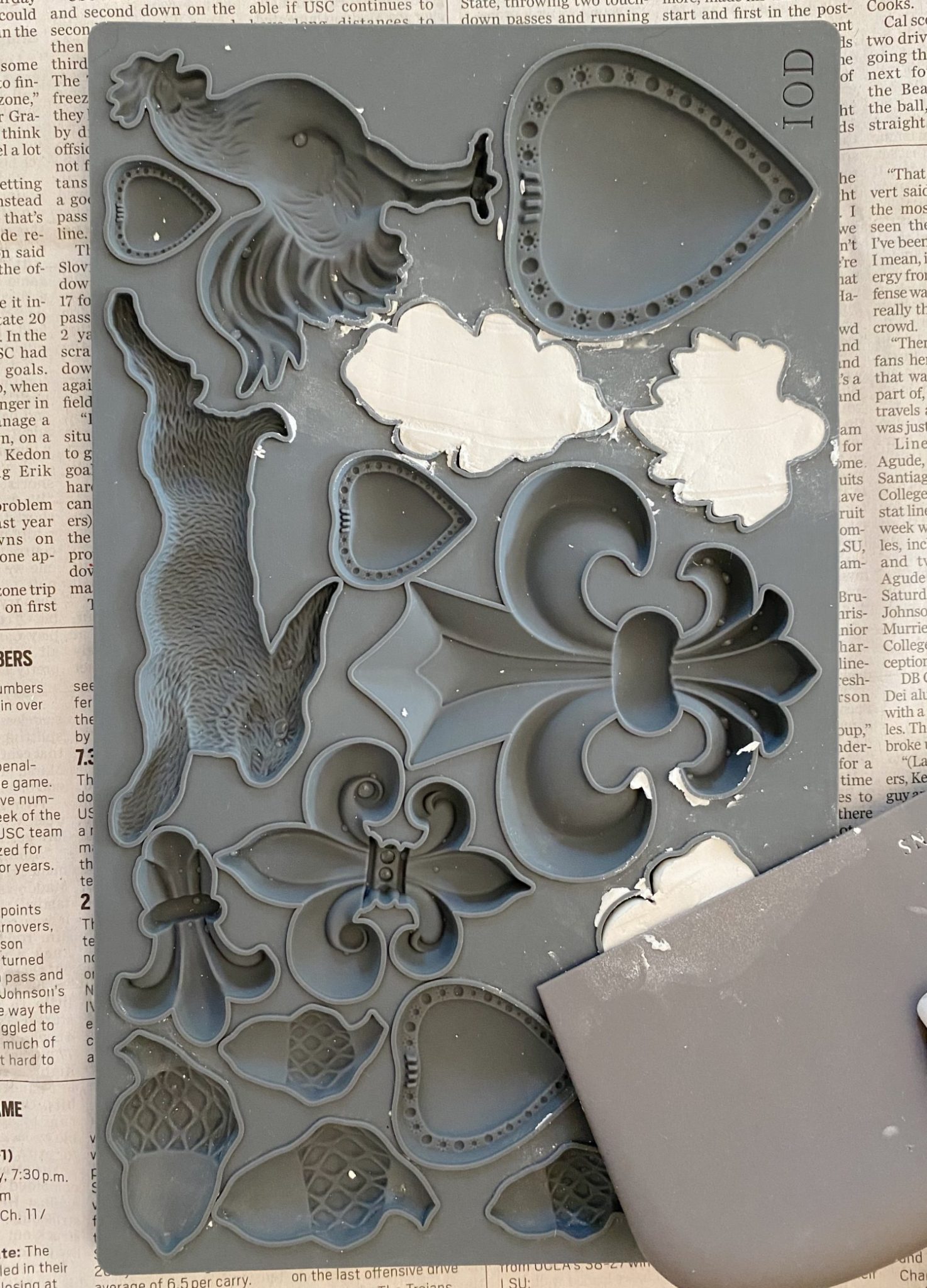 Fall Table Setting DIY Iron Orchid Designs Mould