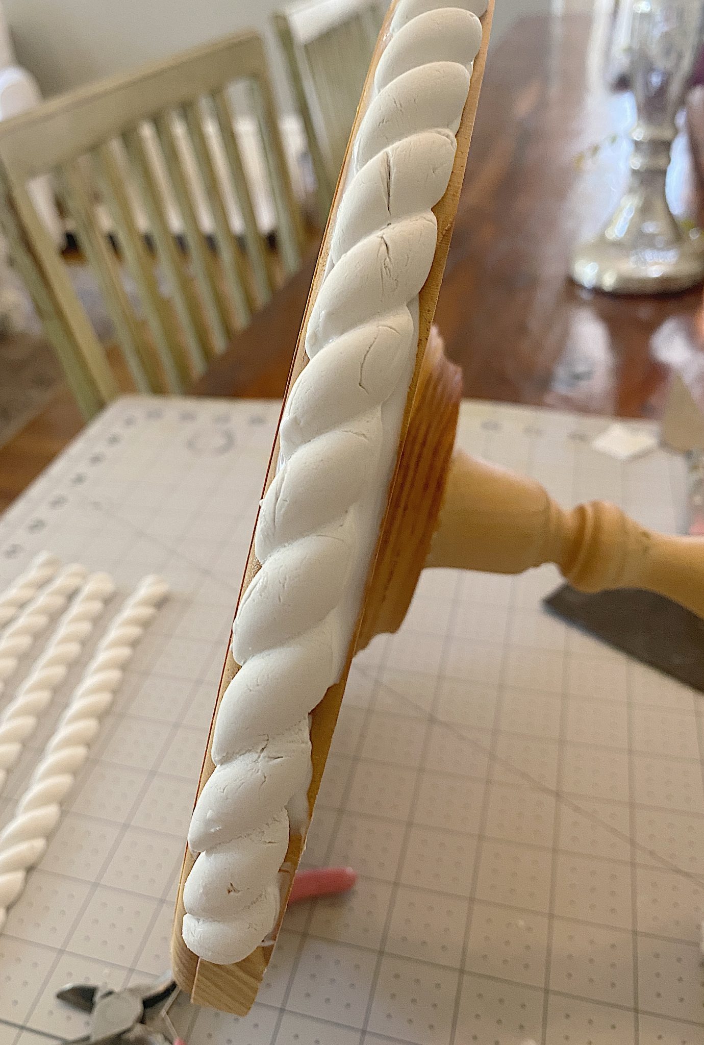 Fall Wood Cake Stand
