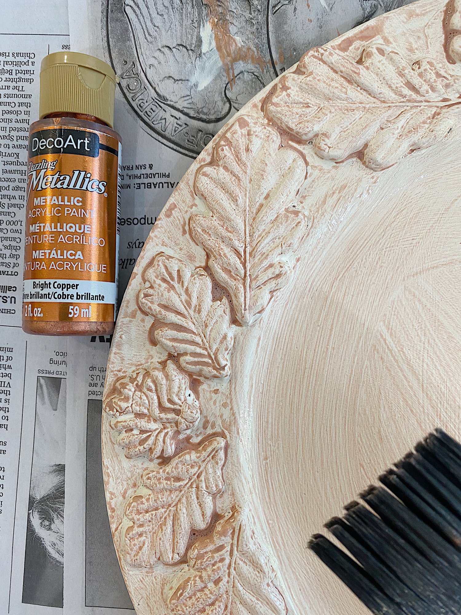 How to Make Chargers for Your Fall Table Setting