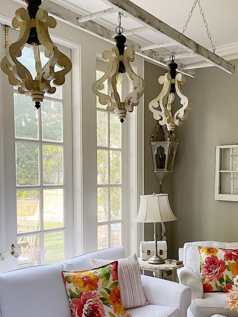 Make a Ladder DIY Chandelier