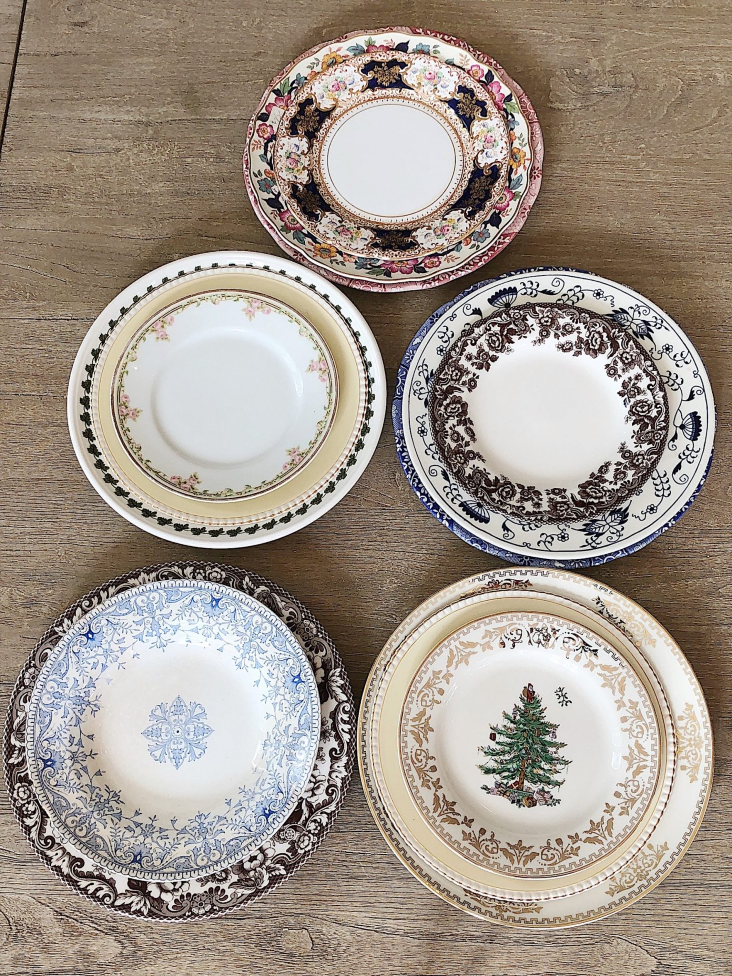 Set the Table with Mixed Plates