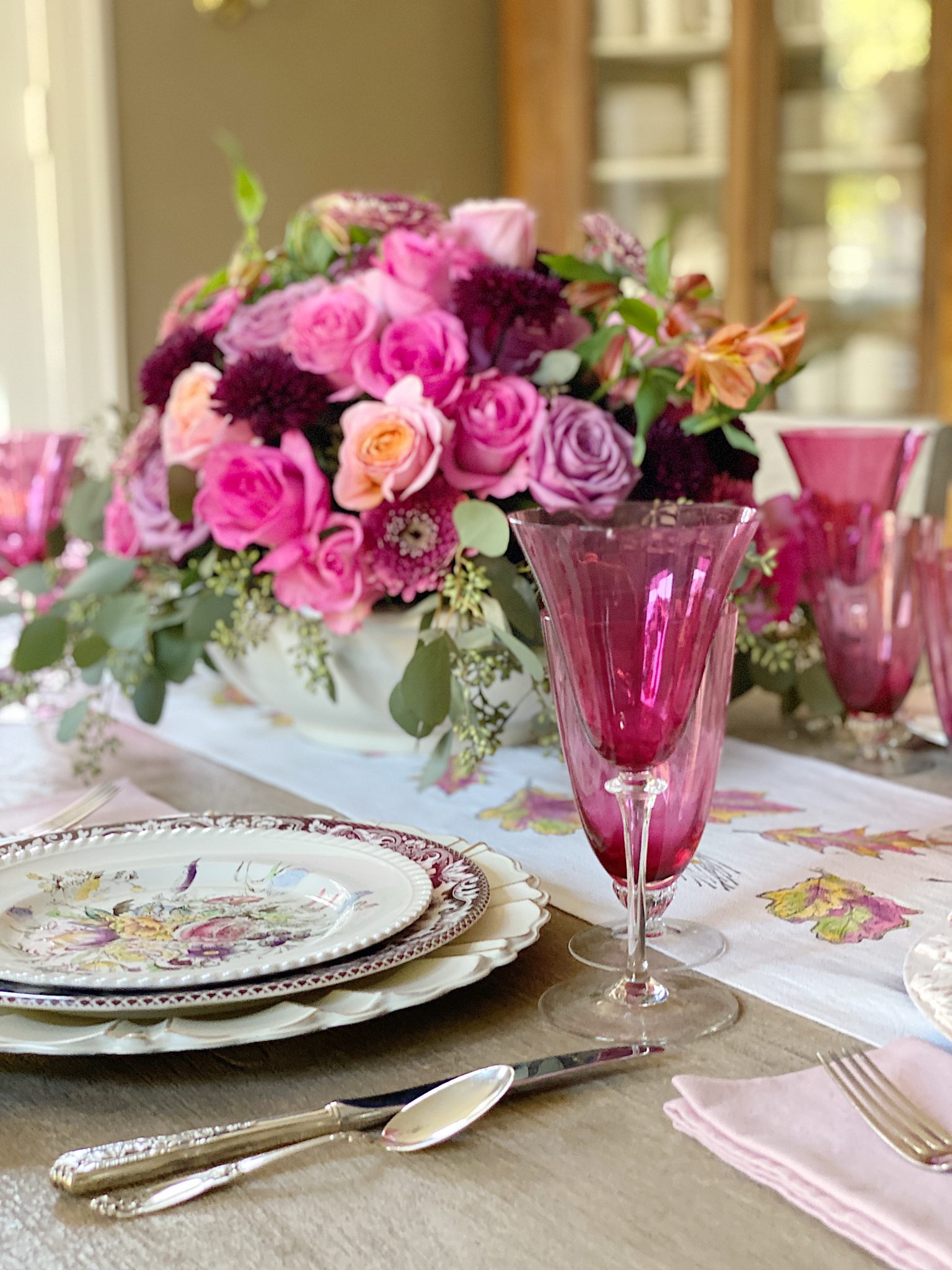 A Tablescape in Thanksgiving Colors 2