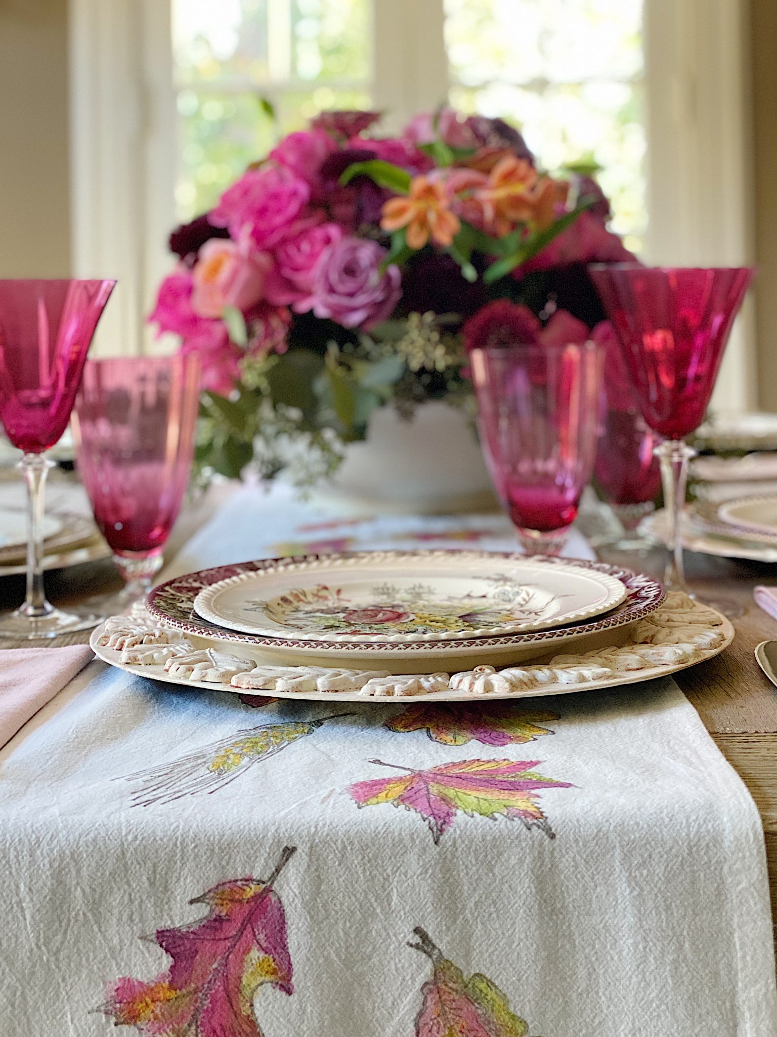 A Tablescape in Thanksgiving Colors 5