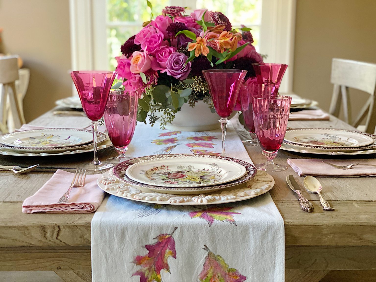 A Tablescape in Thanksgiving Colors 6