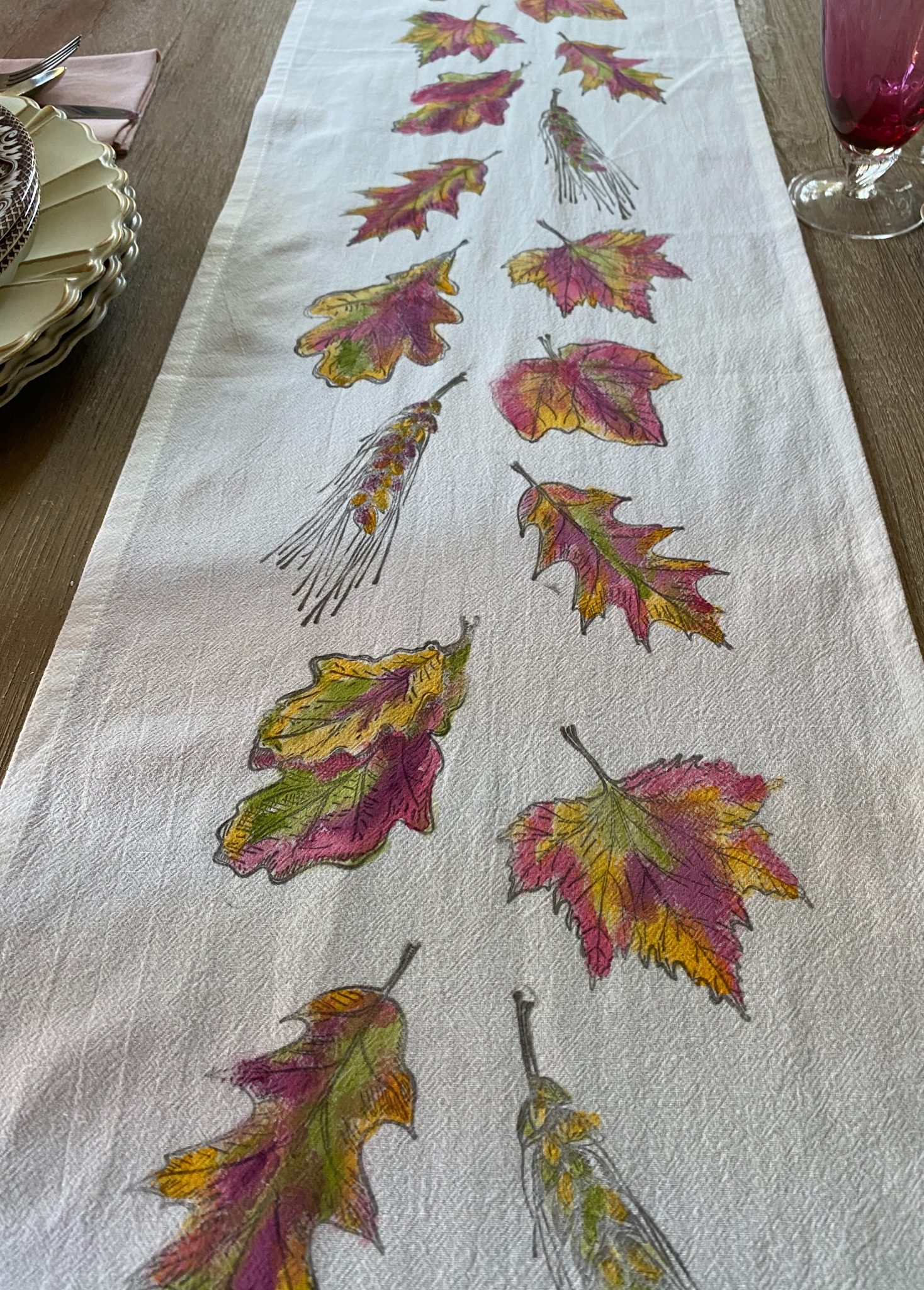 DIY Fall Table Runner 6