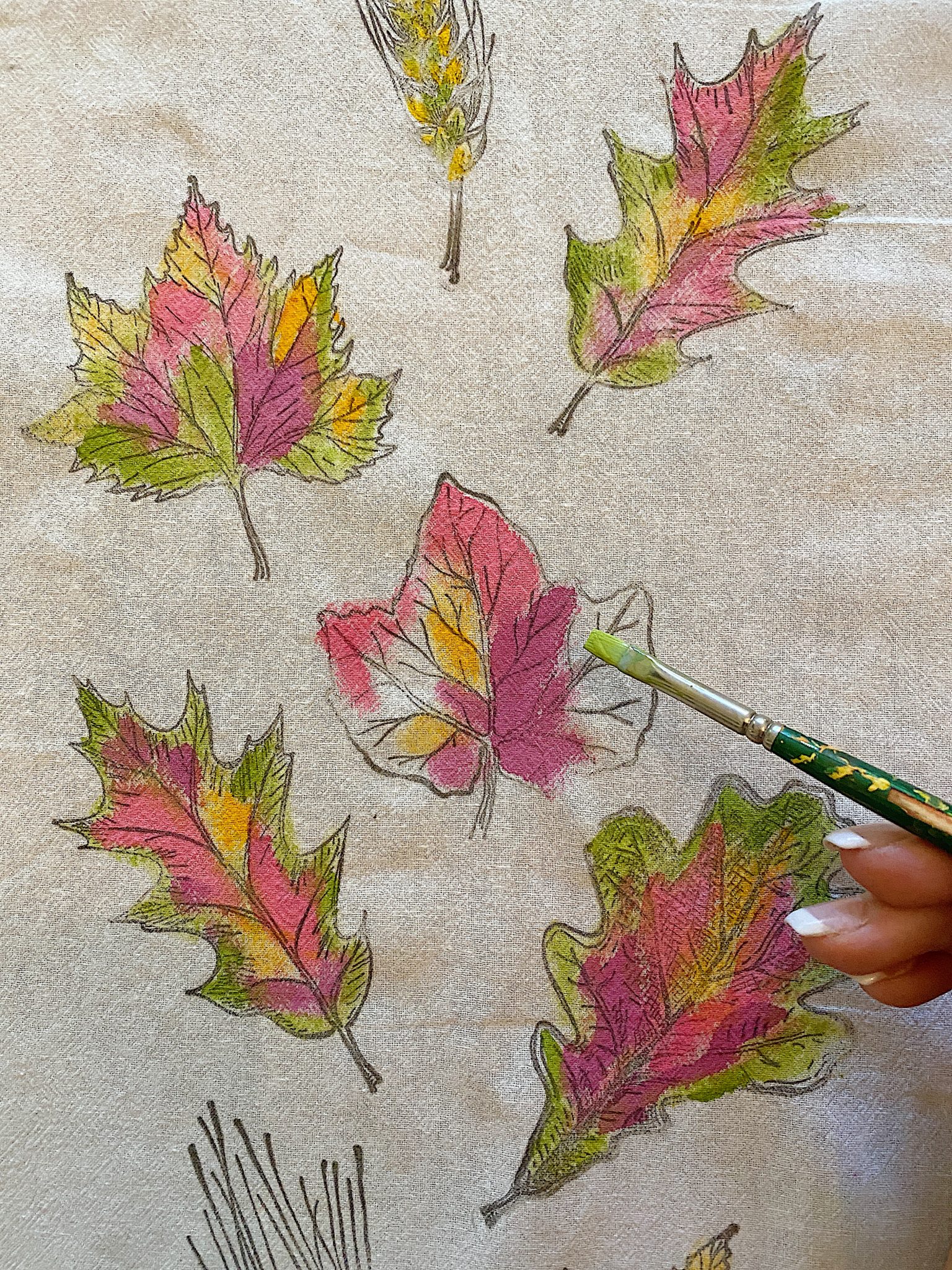 DIY Fall Table Runner 8