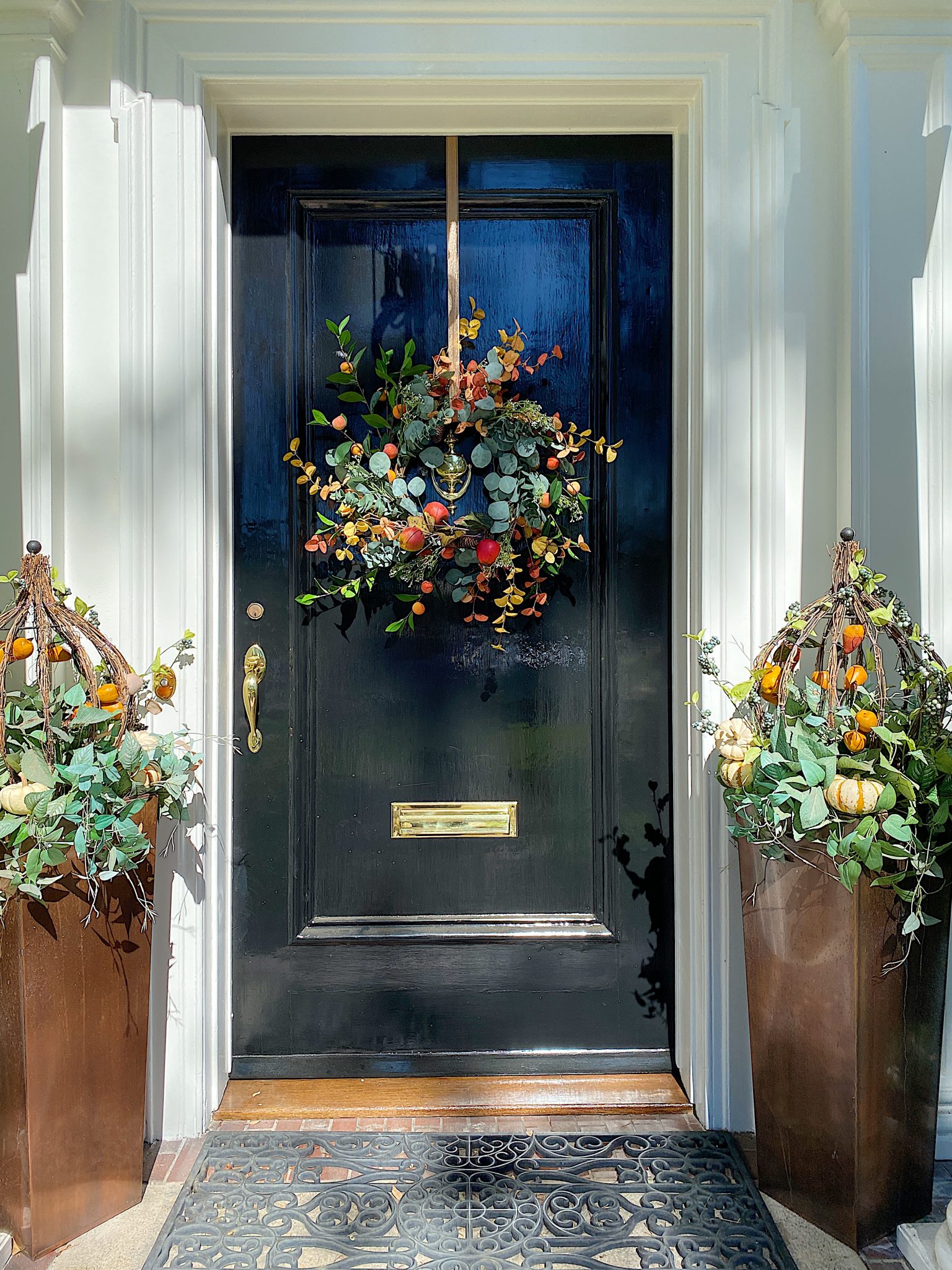 Easy Fall Thanksgiving Wreath