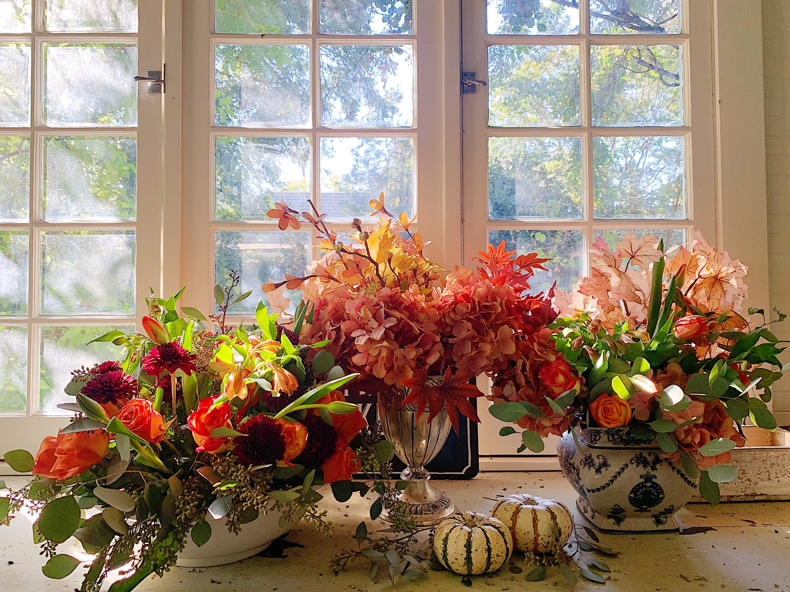 Easy Thanksgiving Flower Arrangements
