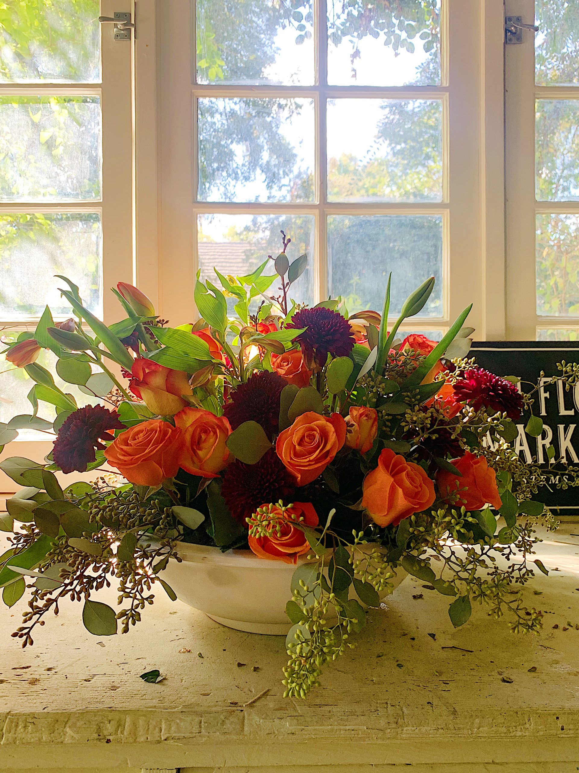 Easy Thanksgiving Flower Arrangements MY 100 YEAR OLD HOME